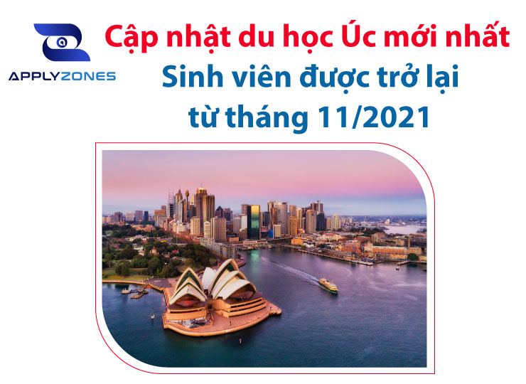 Cập nhật du học Úc mới nhất: Sinh viên được trở lại từ tháng 11/2021