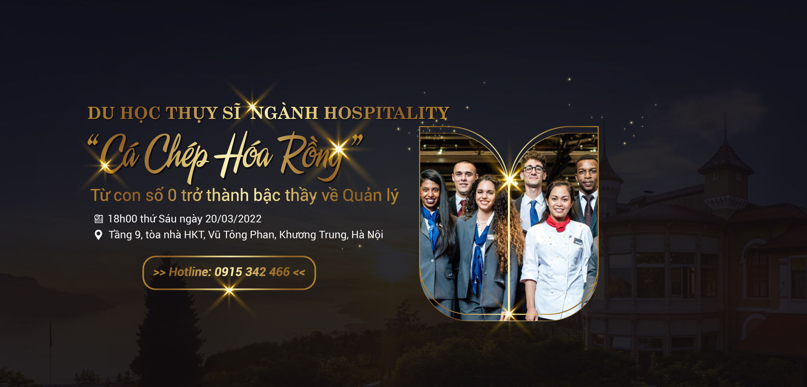 Hội Thảo - Du học Thụy Sĩ ngành Hospitality