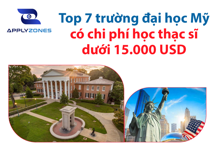 Trường đại học Mỹ có chi phí học thạc sĩ dưới 15.000 USD