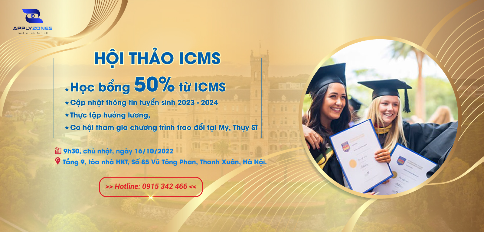 Hội thảo du học Úc cùng trường ICMS